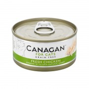 Canagan 雞肉 無穀物貓罐頭 75g x 12罐 [24罐折扣優惠 $324]